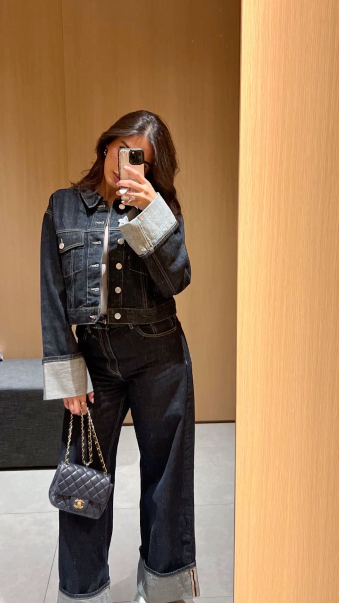 Casual Denim Outfit | Todelt Look i Blød Kvalitet
