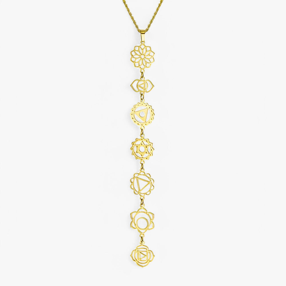 Halskæde med Chakra Krystaller | For Indre Ro og Balance