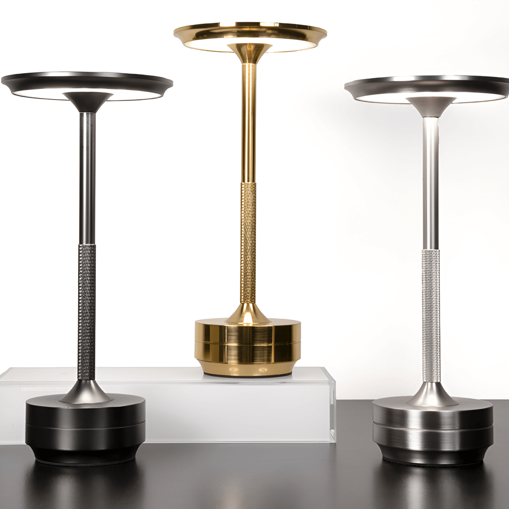Trådløs og Genopladelig Bordlampe | Perfekt til Stemningsbelysning