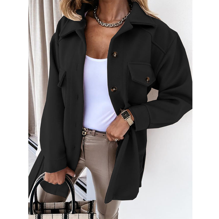 Casual oversize shacket til damer | Til kontor, fritid og byliv