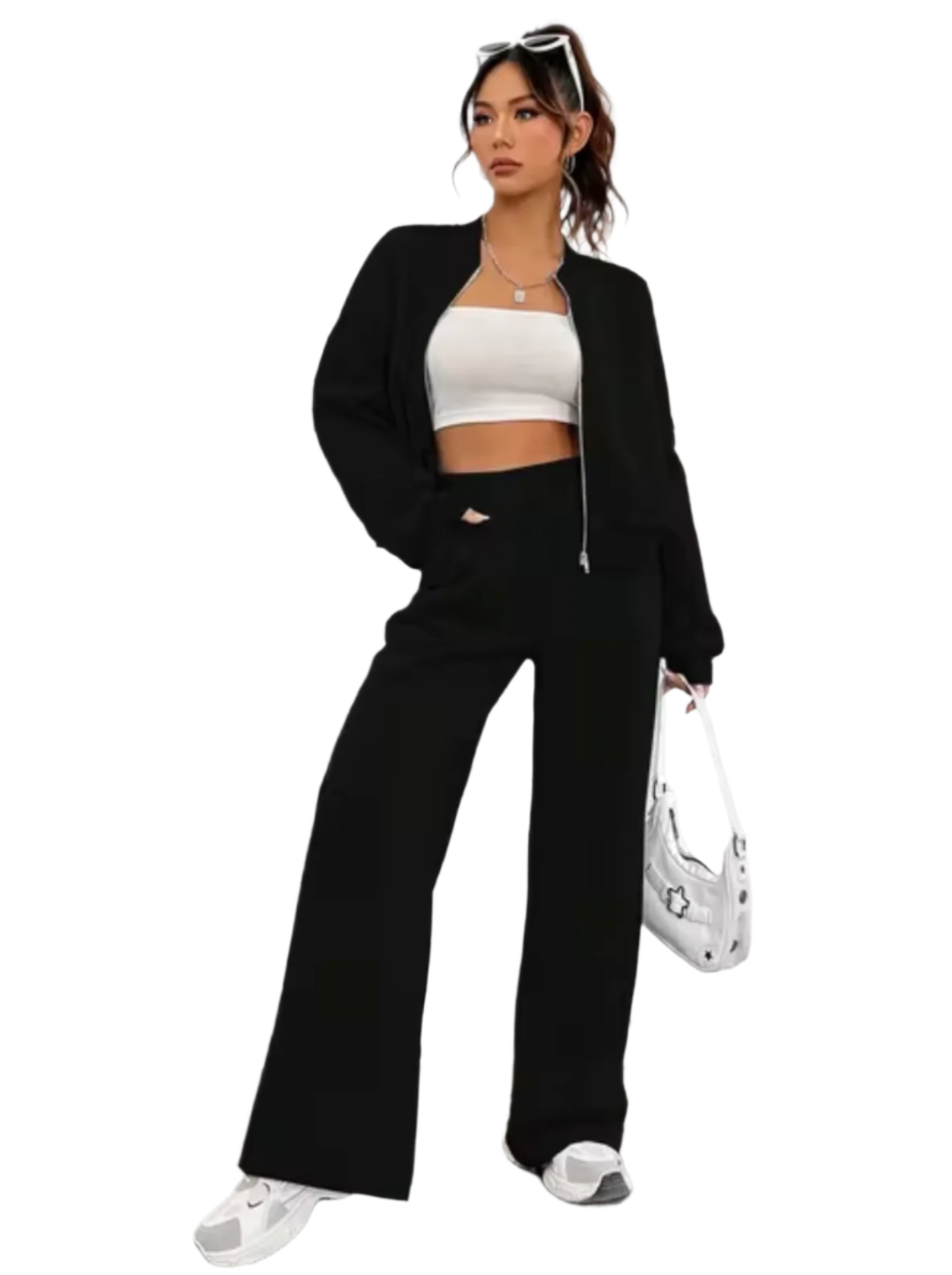 Minimalistisk Blazer med Skræddersyet Look