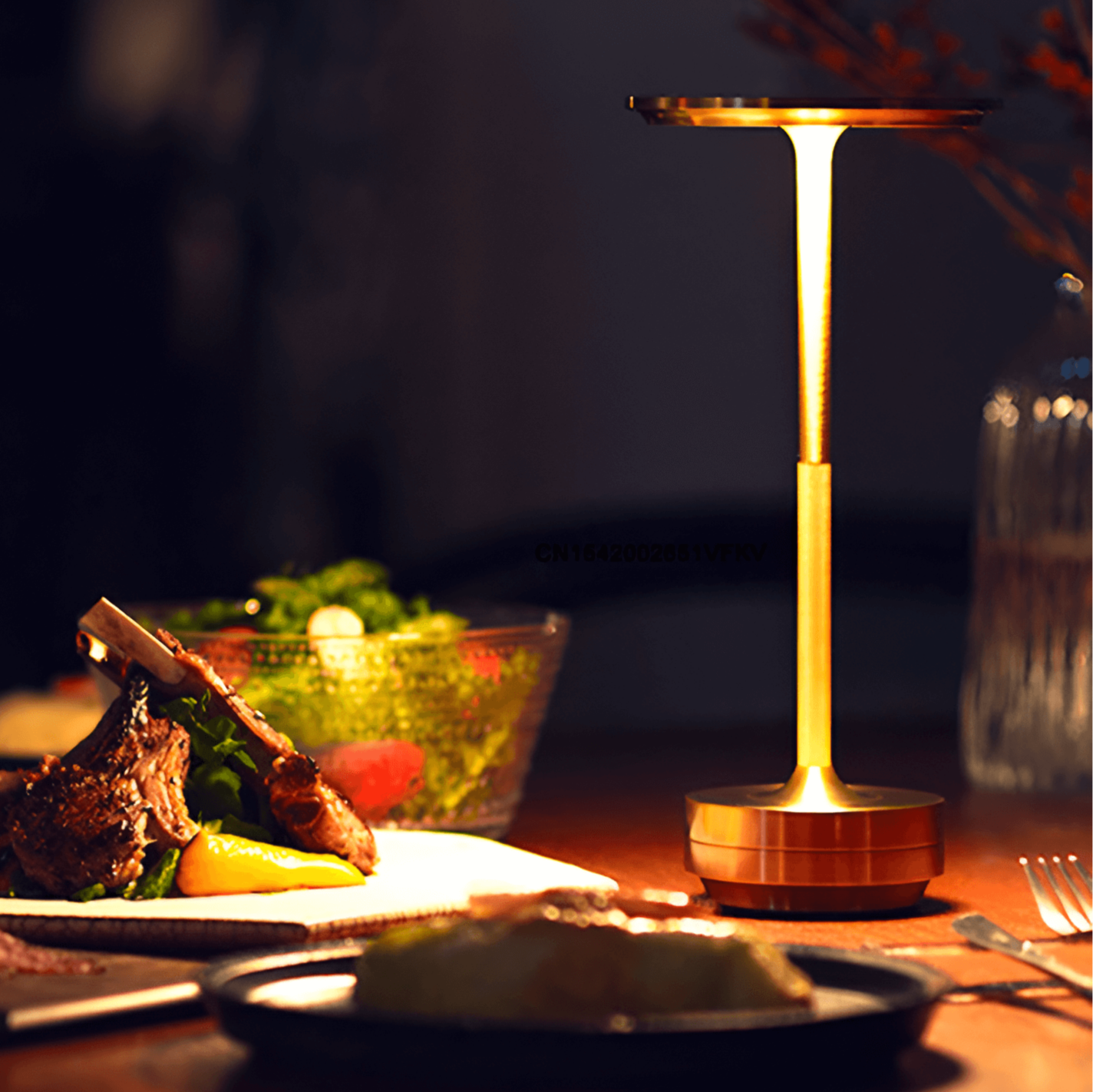 Trådløs og Genopladelig Bordlampe | Perfekt til Stemningsbelysning