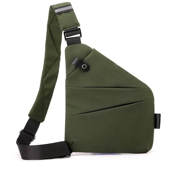 Crossbody Brysttaske med RFID-Beskyttelse | Hold Kort og Mobil Sikker