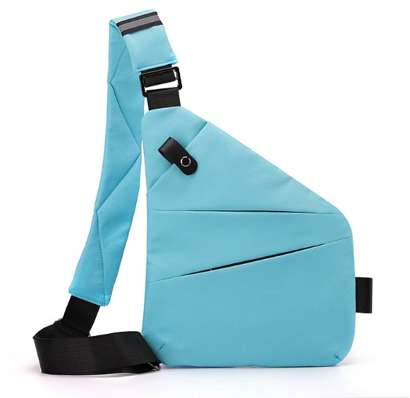 Crossbody Brysttaske med RFID-Beskyttelse | Hold Kort og Mobil Sikker