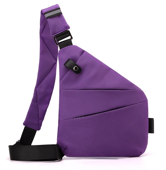 Crossbody Brysttaske med RFID-Beskyttelse | Hold Kort og Mobil Sikker