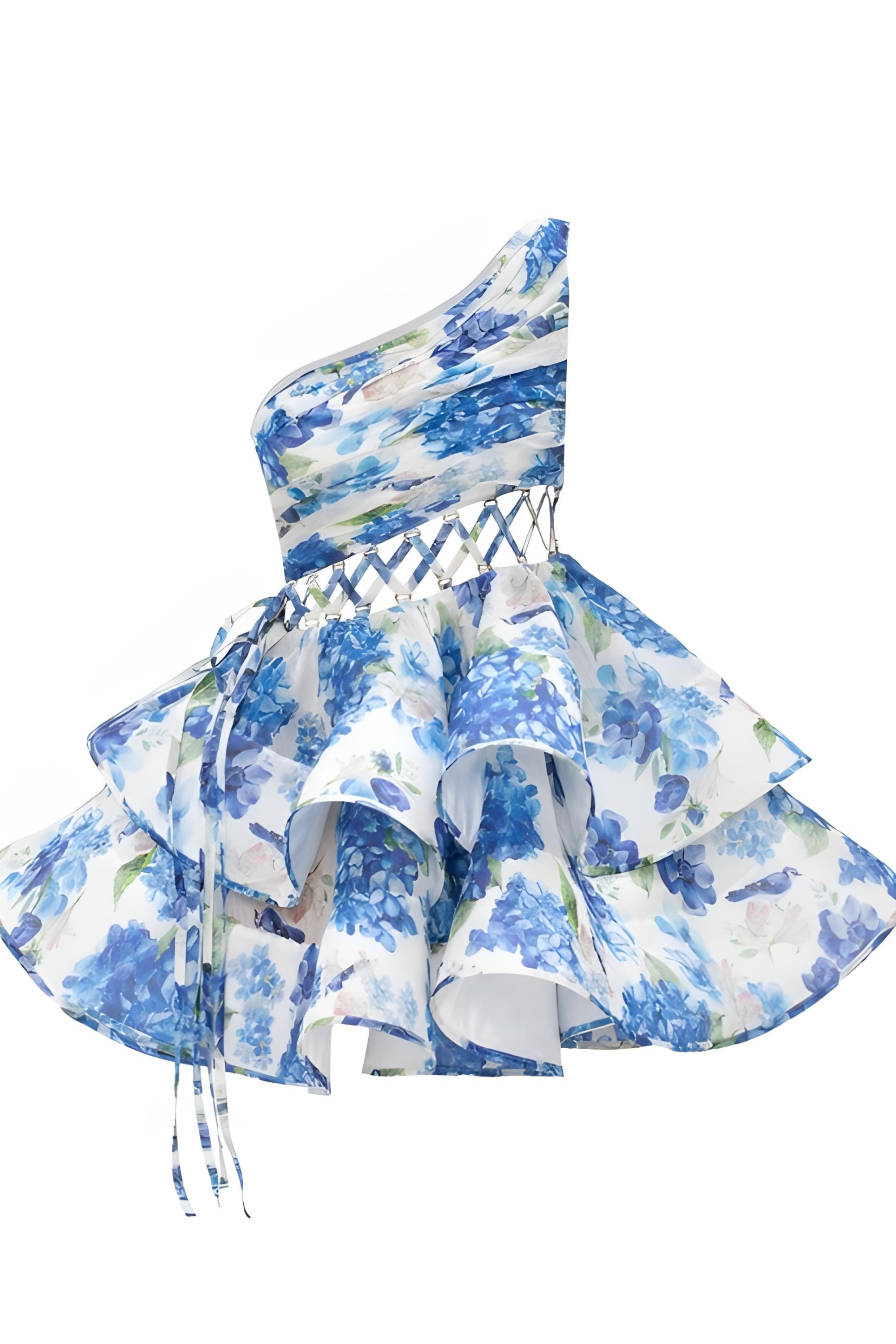 Elegant One-Shoulder Kjole | Let og Flowy Pasform