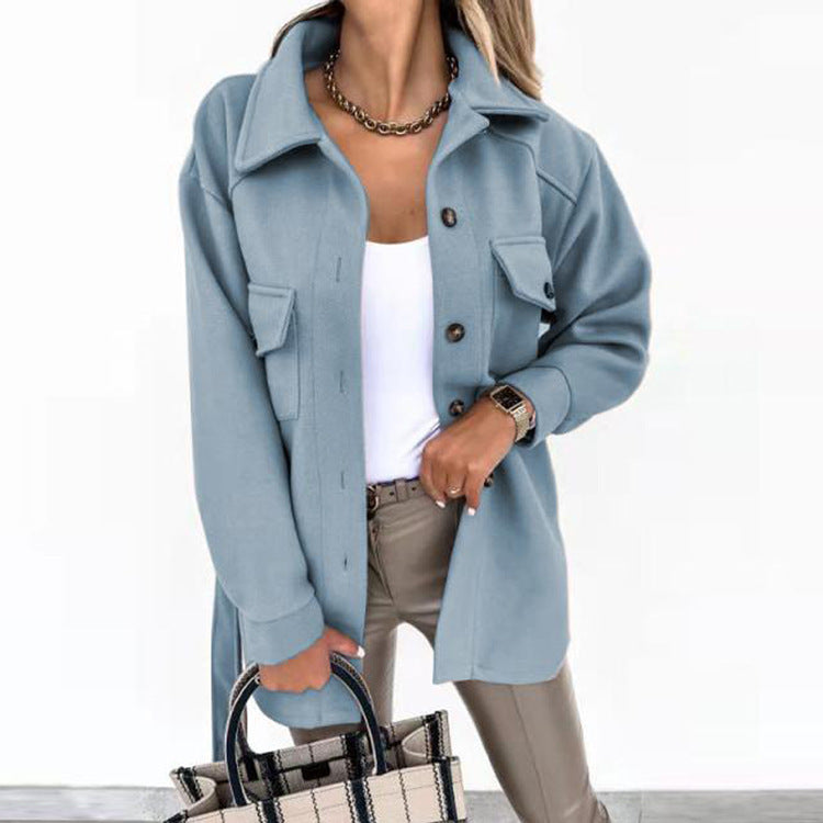 Casual oversize shacket til damer | Til kontor, fritid og byliv