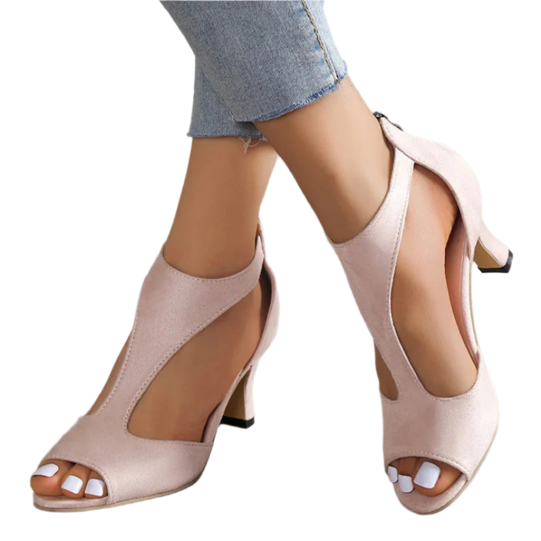 Tidløse Feminine hæl Sandal