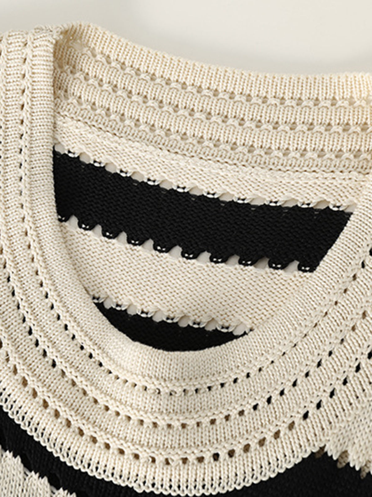 Dame Strik Kjole med Striber | Mini Fit & Trendy Design
