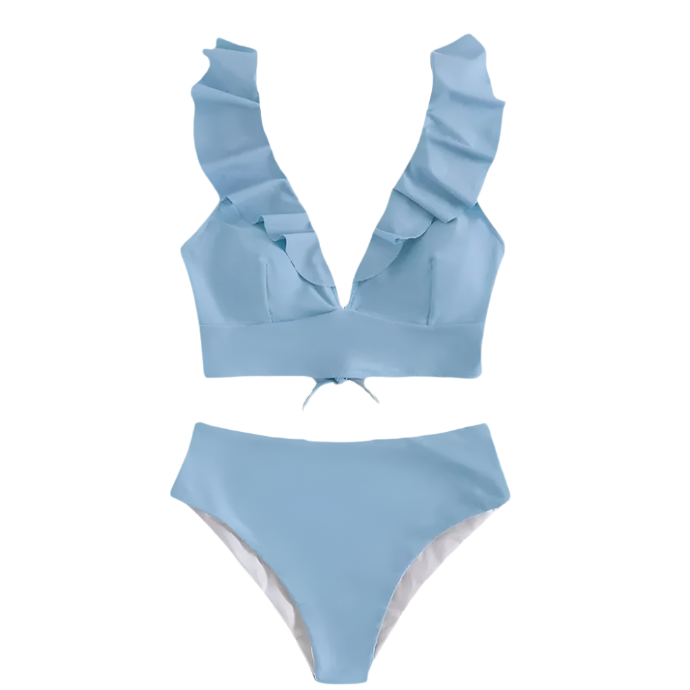 Trendy bikinisæt til kvinder med feminine detaljer