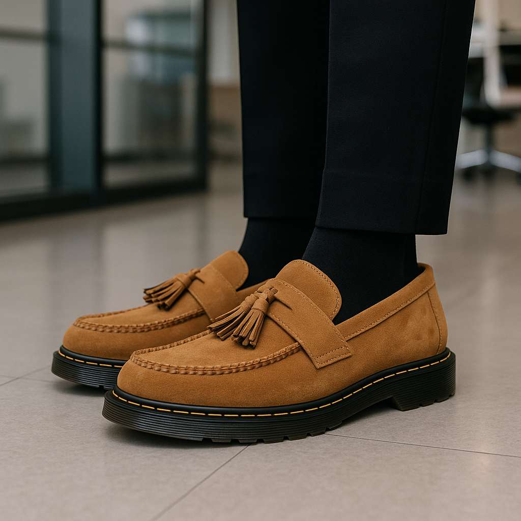Ruskind Slip-on Sko til Herre | Moderne og Tidløs