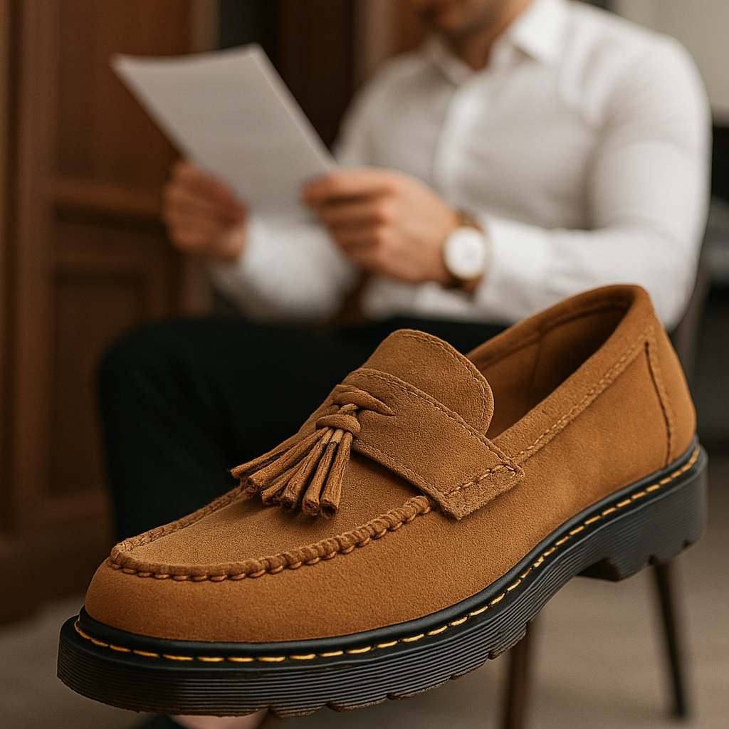 Ruskind Slip-on Sko til Herre | Moderne og Tidløs