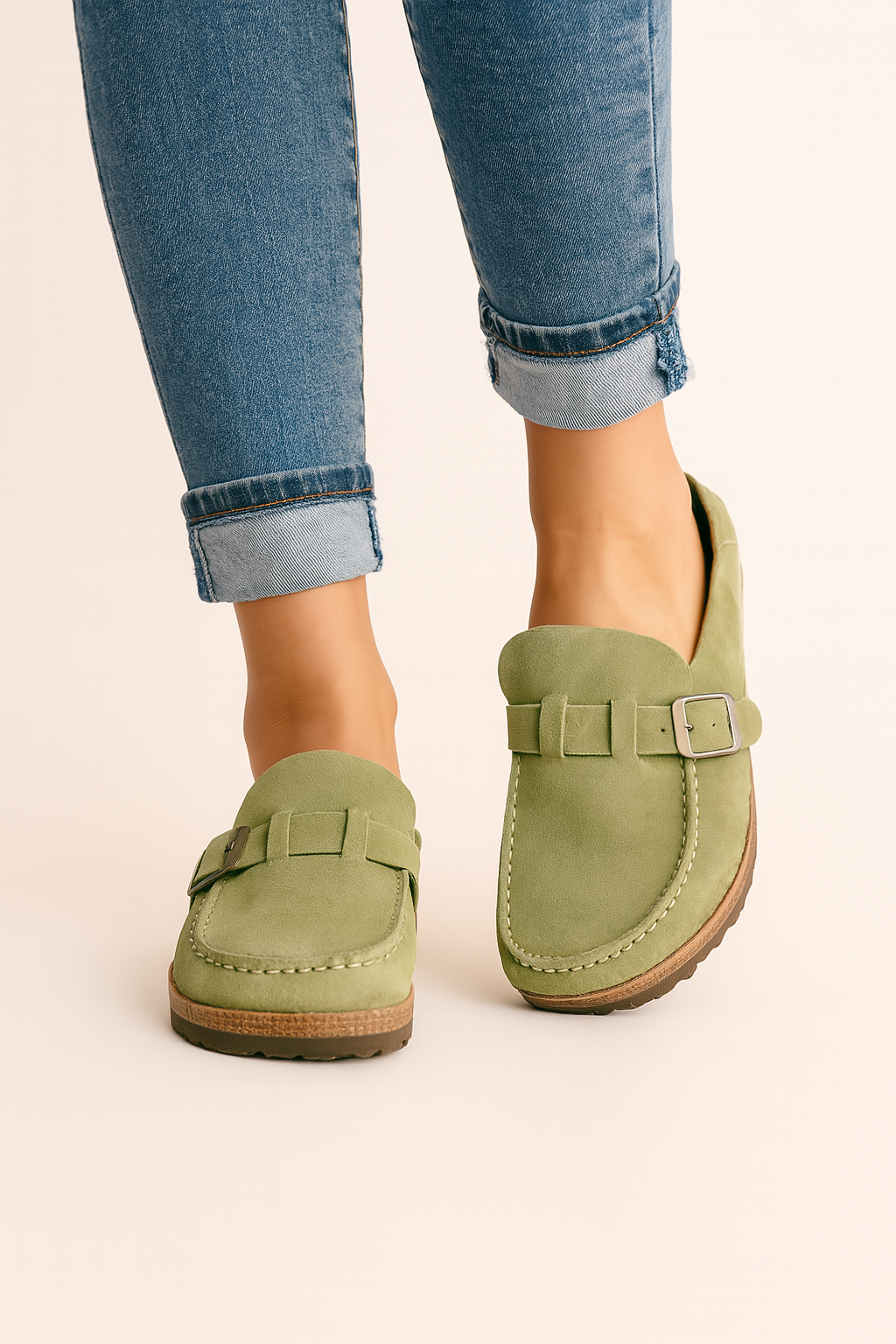 Dame Sandaler i Retro Stil | Perfekt til Gåture og Byliv