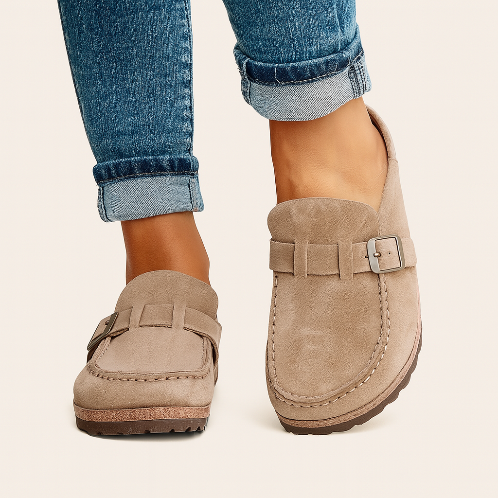 Dame Sandaler i Retro Stil | Perfekt til Gåture og Byliv