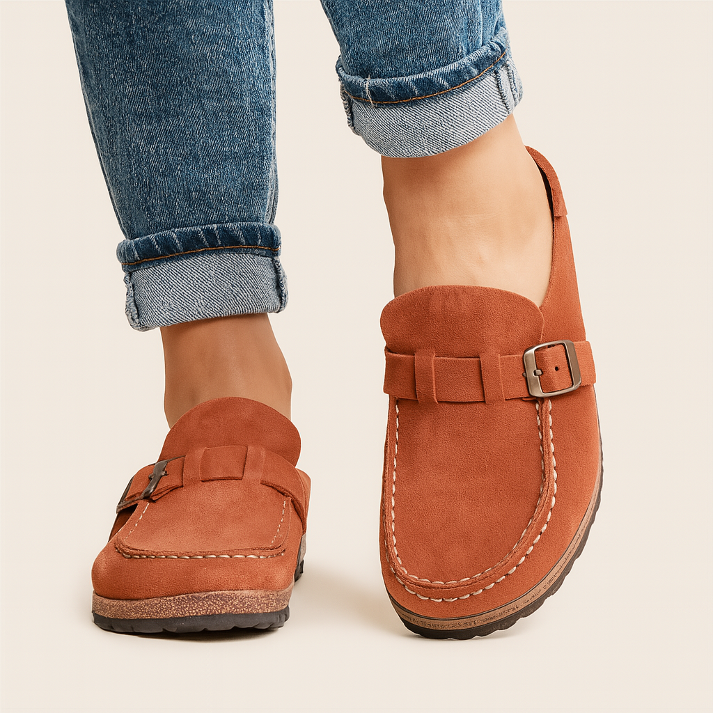 Dame Sandaler i Retro Stil | Perfekt til Gåture og Byliv