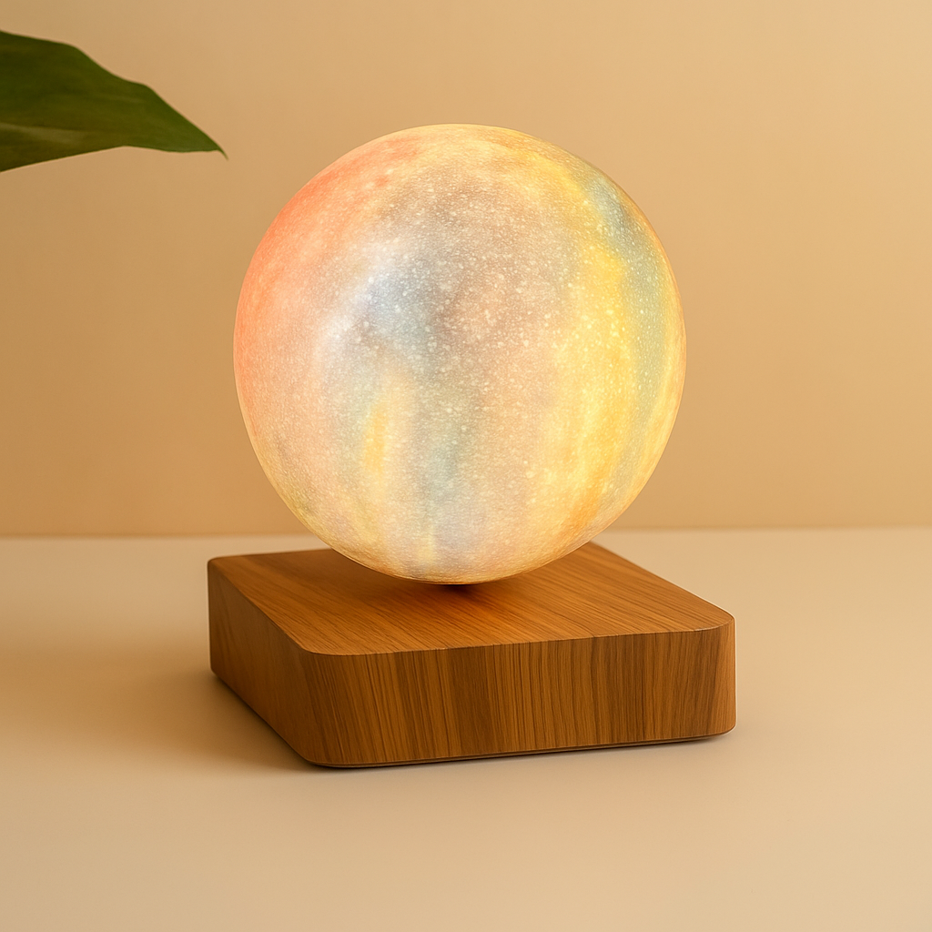 LED Månelampe | Svævende Lampe med Touch-funktion