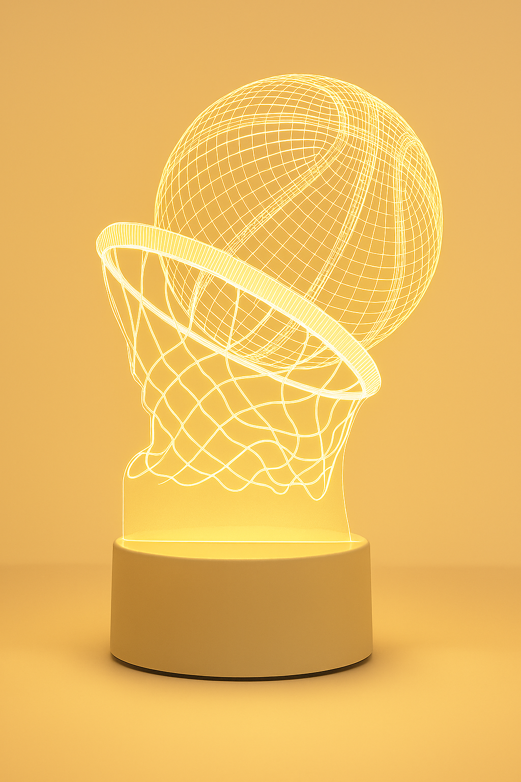 Basketball Dekolampe | Imponerende 3D Effekt og LED-lys