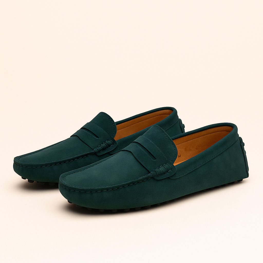Stilrene Herresko | Loafers i Blødt Ruskind