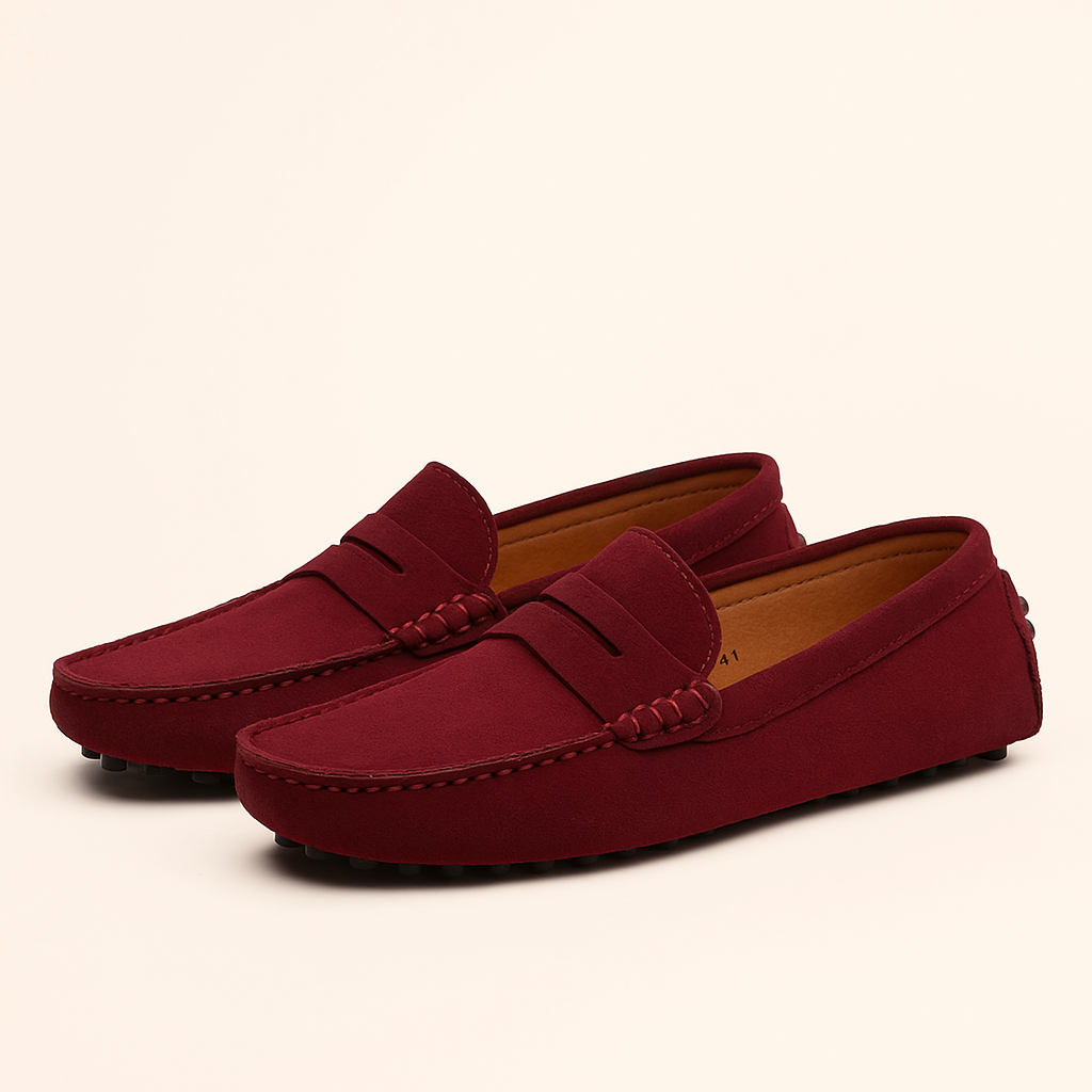 Stilrene Herresko | Loafers i Blødt Ruskind