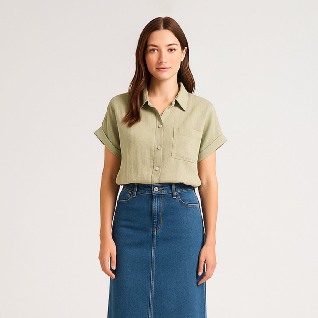 Blød og Varm Fashionabel Bluse