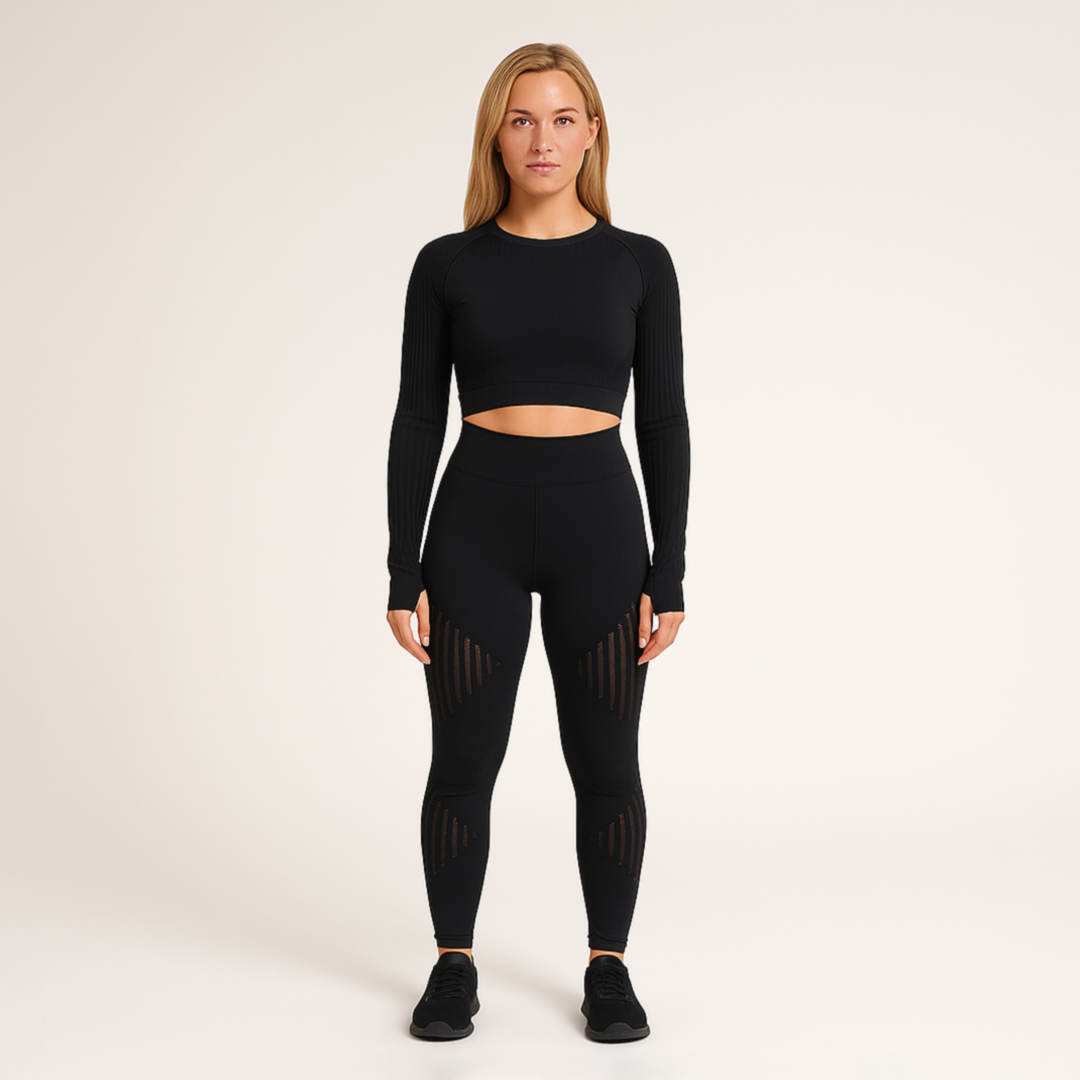 Sportssæt til Fitness & Løb | Strækbart & Hurtigtørrende