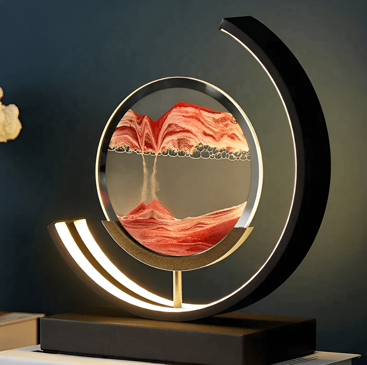 Minimalistisk Lampe med Varm Atmosfære