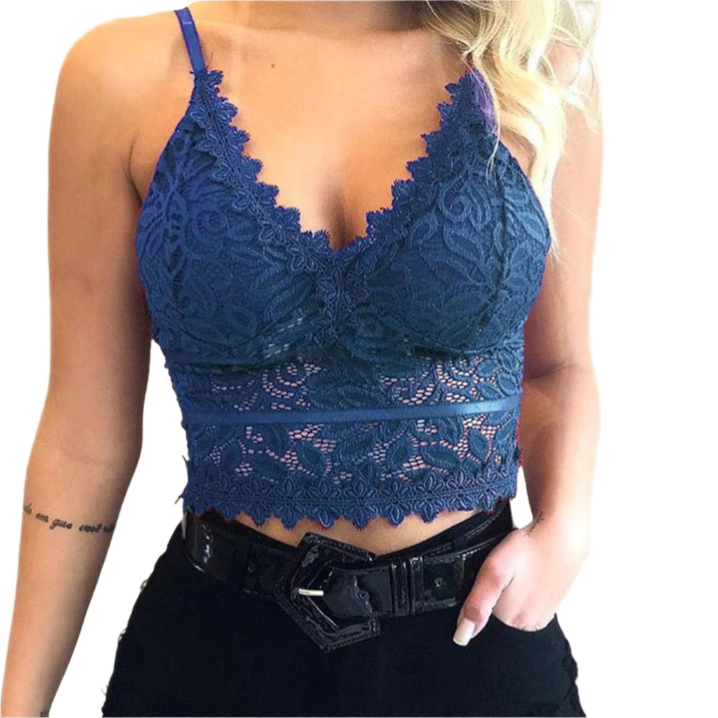 Feminine Blonde Crop Top | Let og Komfortabel Pasform