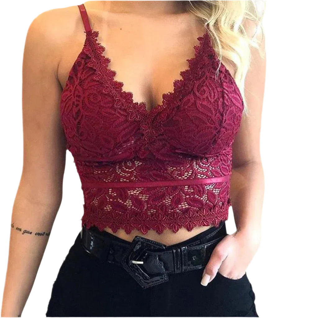 Feminine Blonde Crop Top | Let og Komfortabel Pasform
