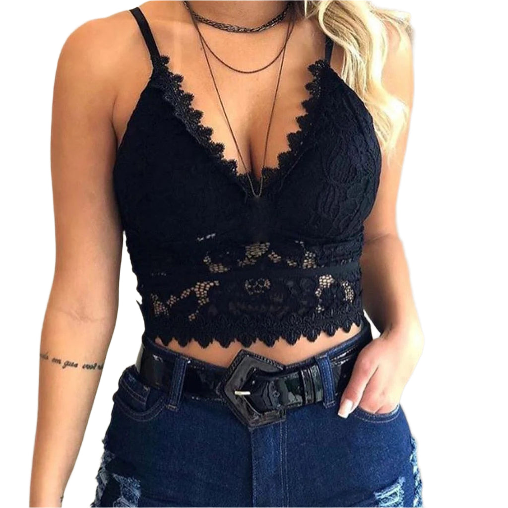 Feminine Blonde Crop Top | Let og Komfortabel Pasform