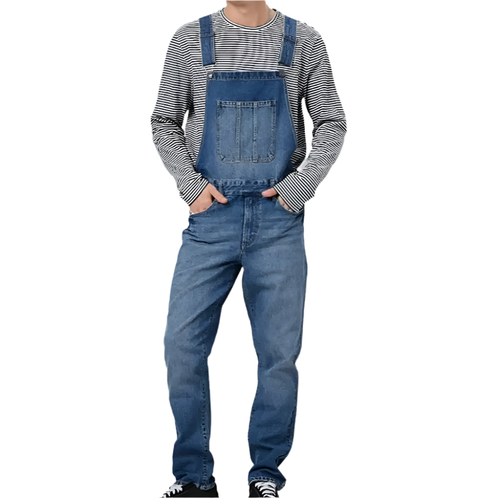 Årgang Overall i denim til Herrer