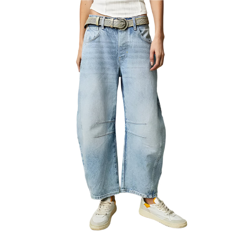 Høj Talje Jeans med Perfekt Pasform og Slidstærk Kvalitet
