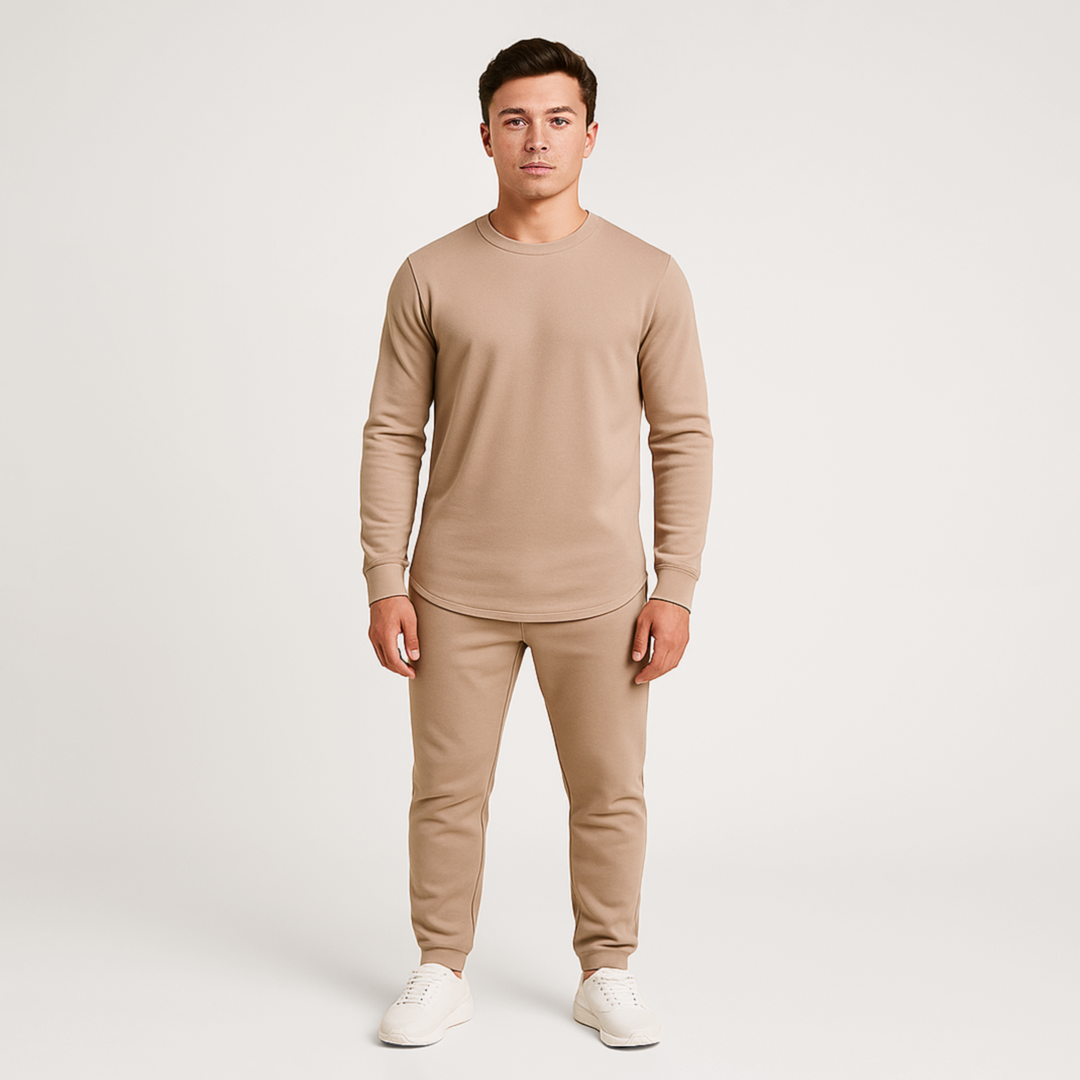 Sporty og Elegant Joggingsæt Perfekt til Aktiv og Casual Bru