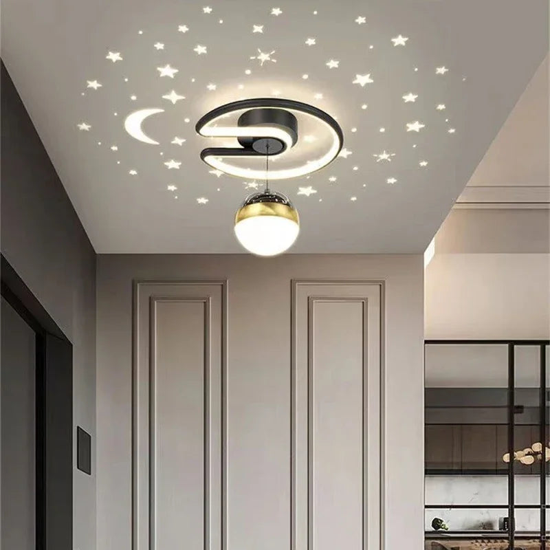 Loftlampe med Dæmpbart Stjernelys | Rolig Belysning til Hele Hjemmet