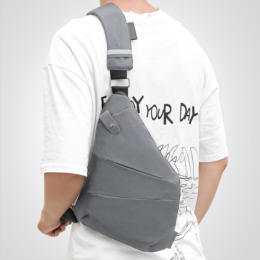 Crossbody Brysttaske med RFID-Beskyttelse | Hold Kort og Mobil Sikker