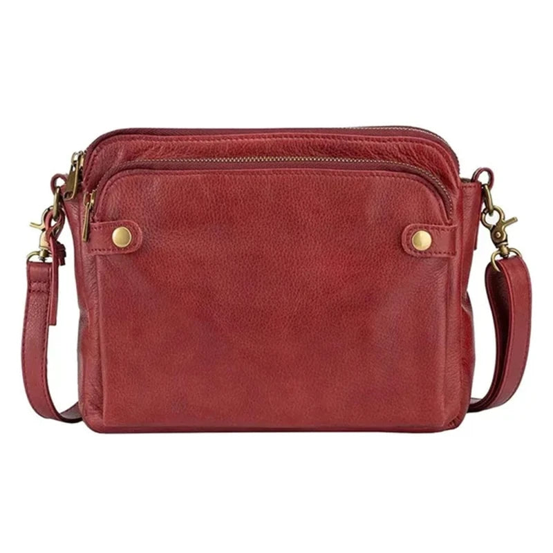 Elegant Skuldertaske i Retro Design | Med Justerbar Rem og Ekstra Plads