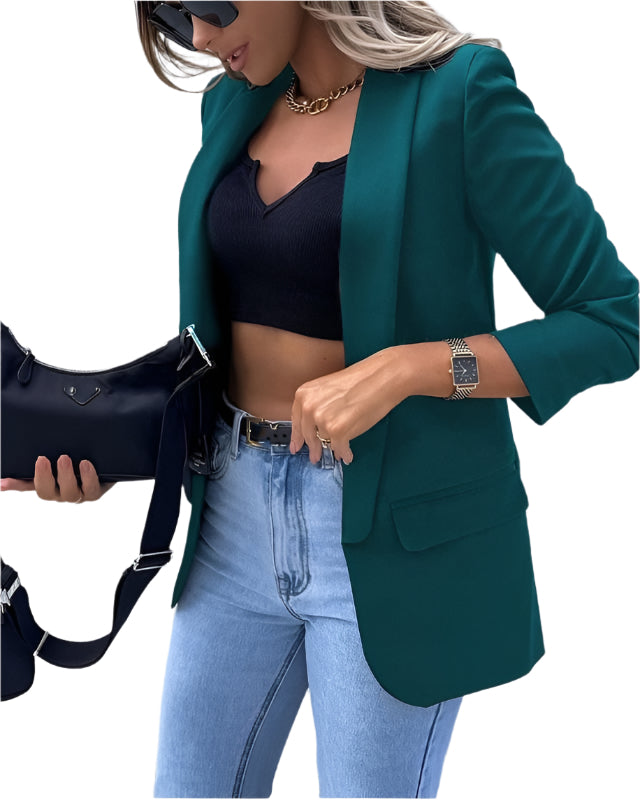Trendy Blazer til Kvinder med Perfekt Pasform