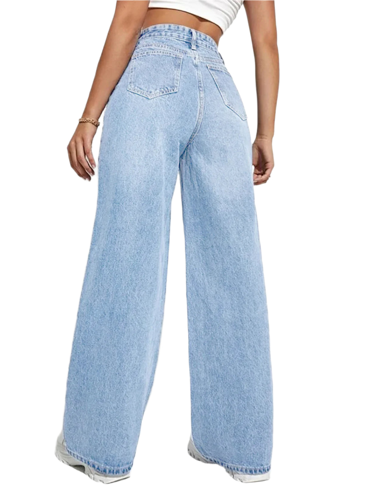 Modebukser med Brede Ben | Tidløse Denim Jeans til Hverdag