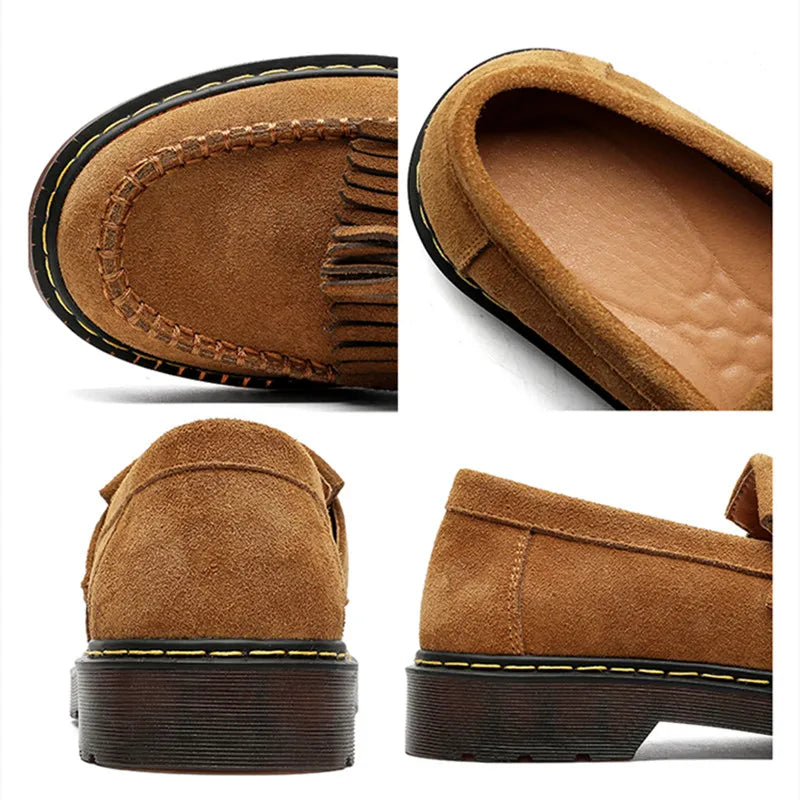 Ruskind Slip-on Sko til Herre | Moderne og Tidløs