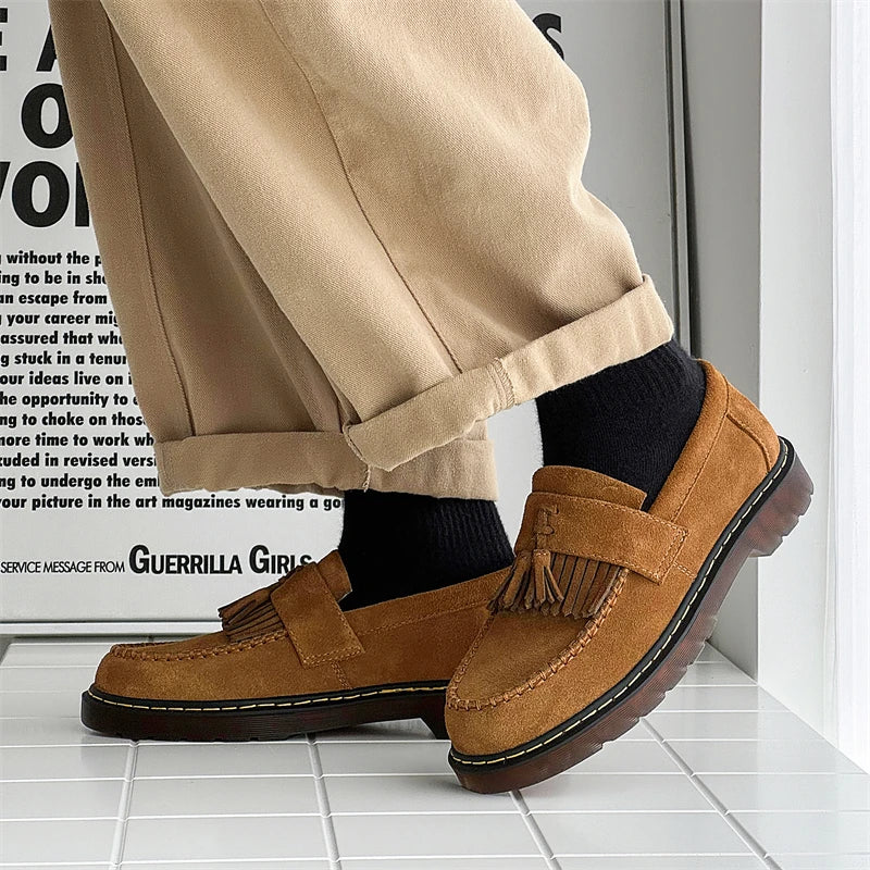Ruskind Slip-on Sko til Herre | Moderne og Tidløs