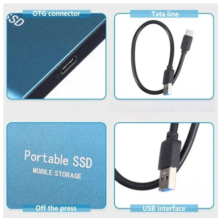 Ekstern SSD med Høj Overførselshastighed | Plug & Play