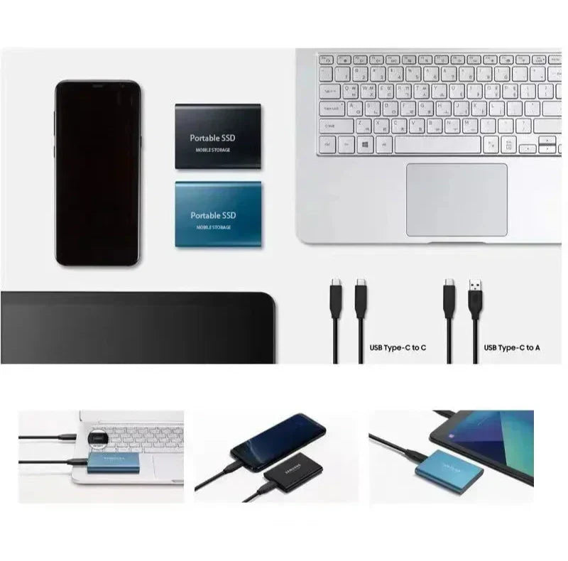Ekstern SSD med Høj Overførselshastighed | Plug & Play