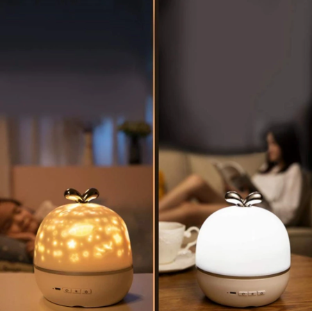 Natlampe med Stjernehimmel | Perfekt til Børneværelset