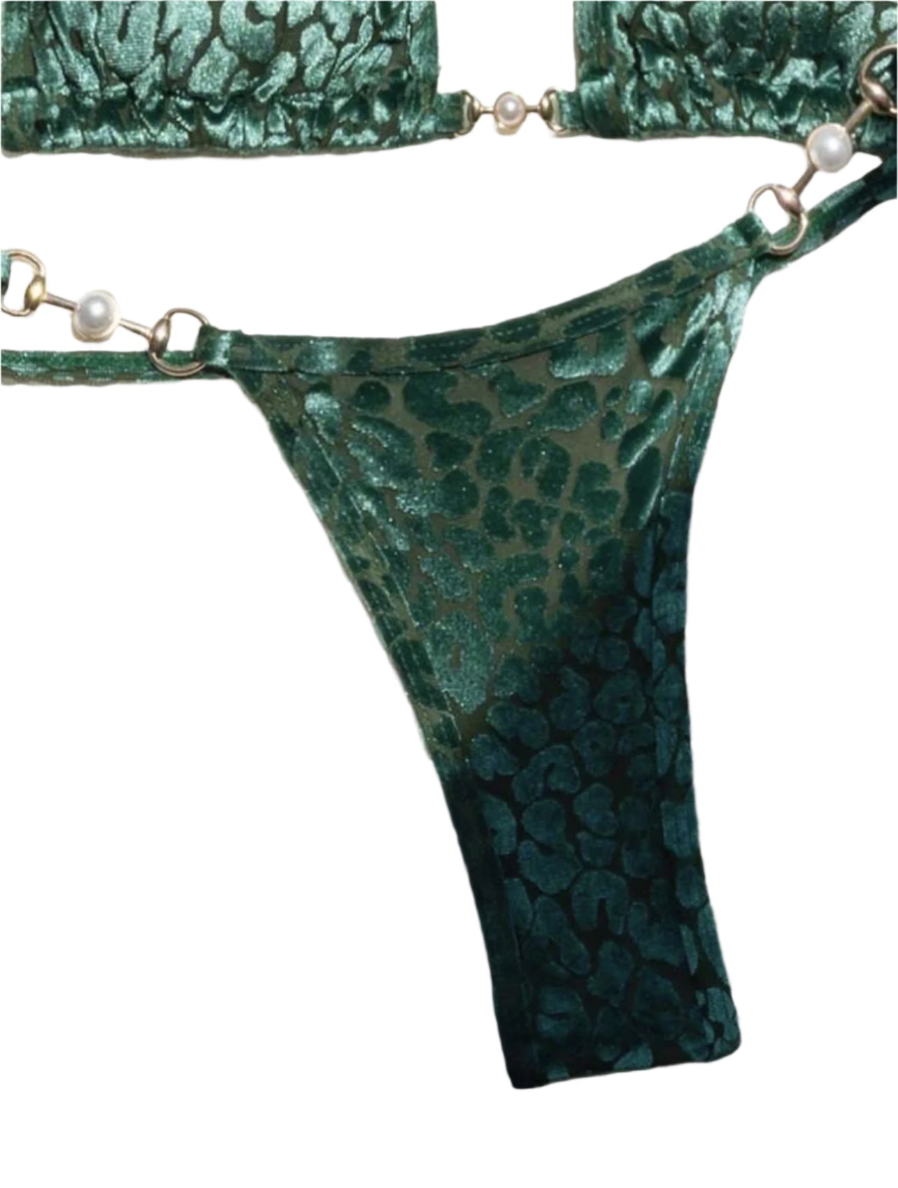 To-delt Bikini | Brazilian Stil med Eksklusivt Dyreprint