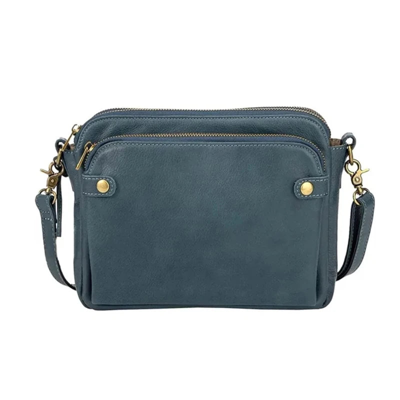 Elegant Skuldertaske i Retro Design | Med Justerbar Rem og Ekstra Plads