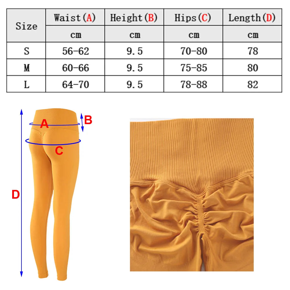 Højtaljede Leggings med Kompressions Effekt