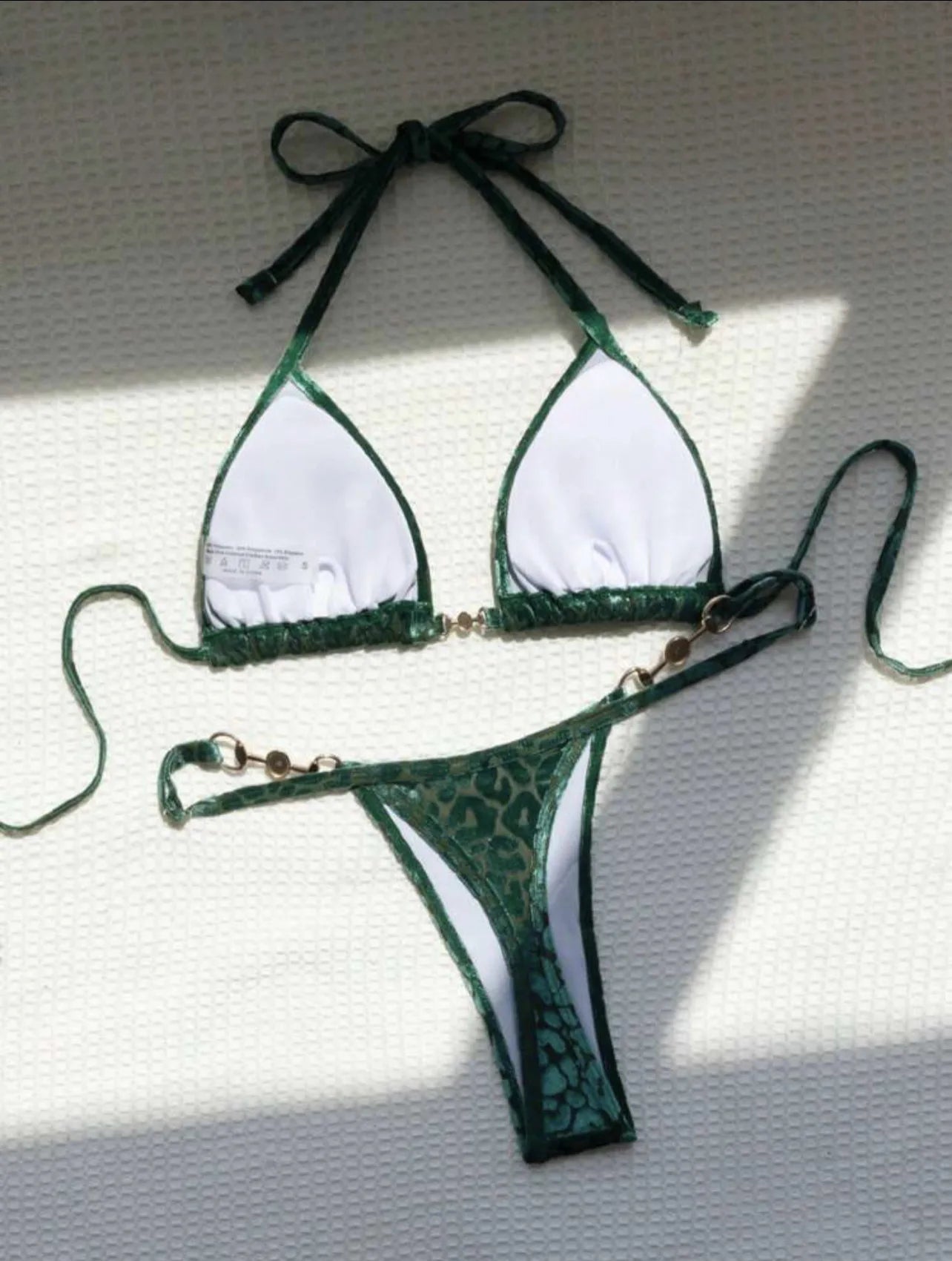 To-delt Bikini | Brazilian Stil med Eksklusivt Dyreprint