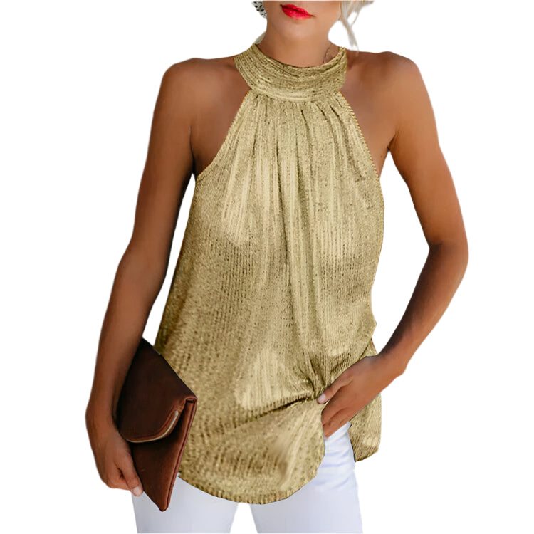 Halterneck Top i Elegant Snit | Til Alle Anledninger