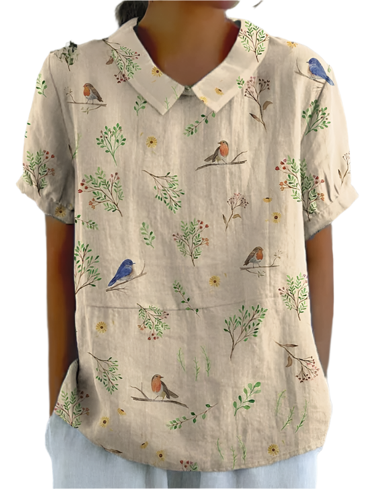 Sommerlig og Stilfuld Damebluse