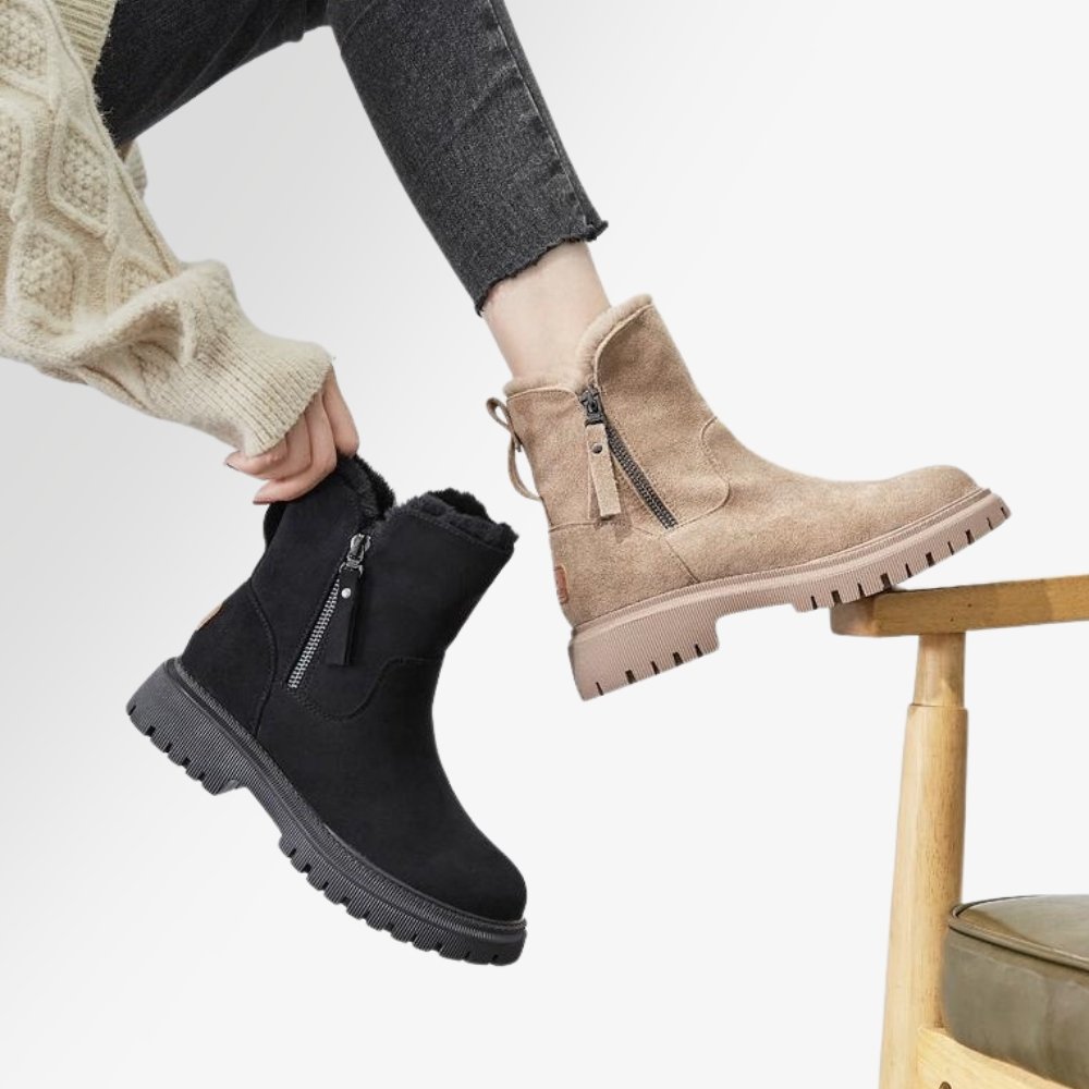 Mode Vinterstøvler | Elegant Design med Termisk Foring