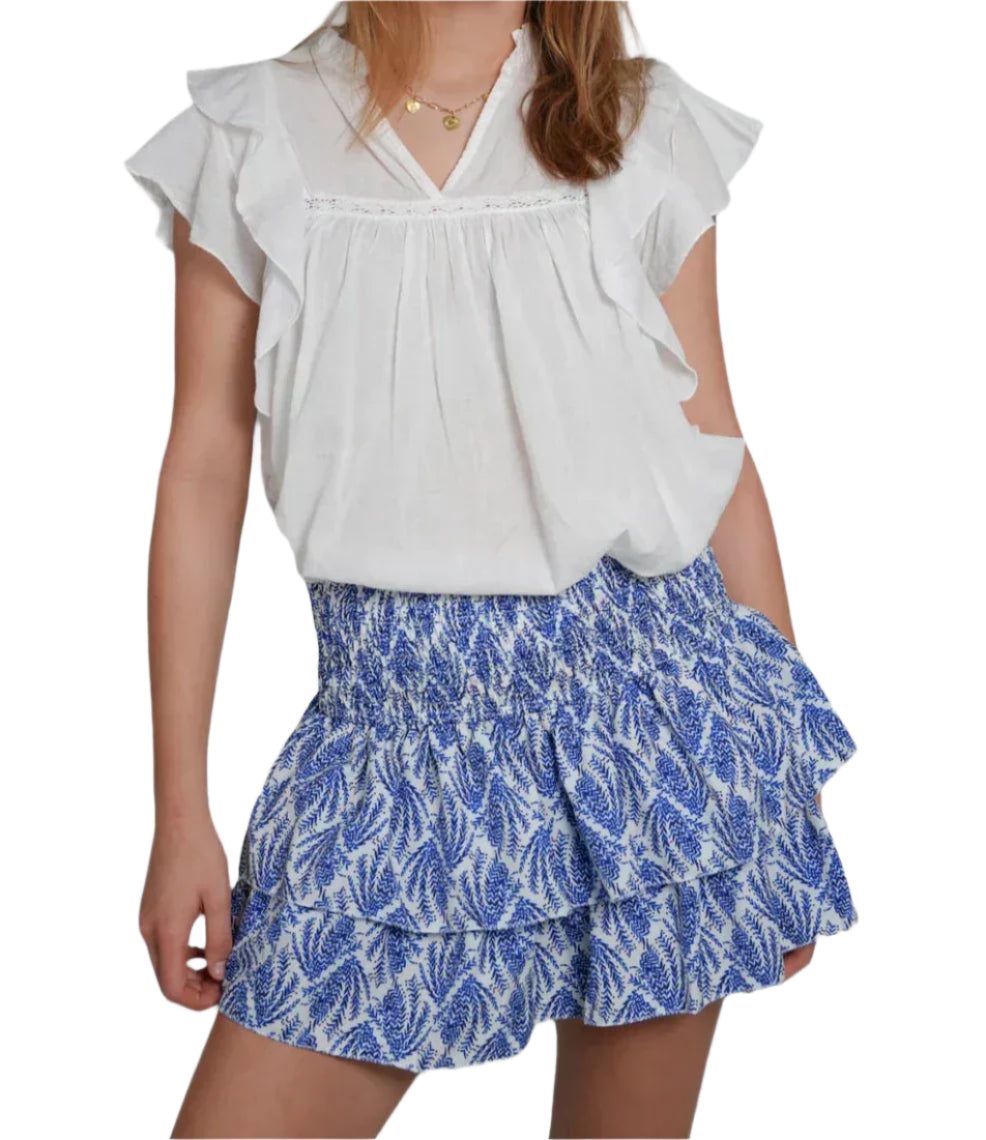 Sommer Plisseret Mini Nederdel